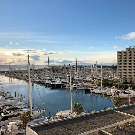 Appartement vue mer et port, refait a neuf pour vous ! Climatisé La Grande-Motte Exterior foto